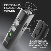 ABQP Repellente per cani ad ultrasuoni Antiabbaio Dispositivo di addestramento - immagine 2
