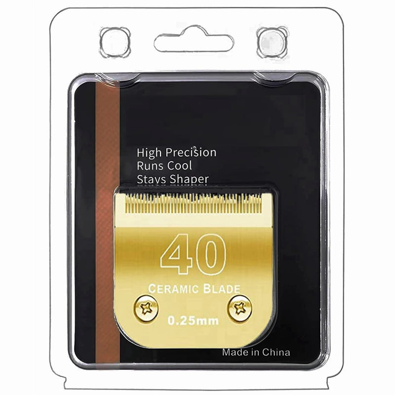 Set di lame in ceramica rimovibili di ricambio per tagliacapelli per cani da compagnia compatibili con Tosatrici Andis,Oster A5,Wahl serie KM10