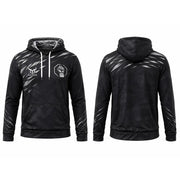Felpa con Cappuccio da Uomo per MMA e Boxe Grafica Sportiva Combattimento - WWkfb80006GC XXS(US 32) - immagine 10
