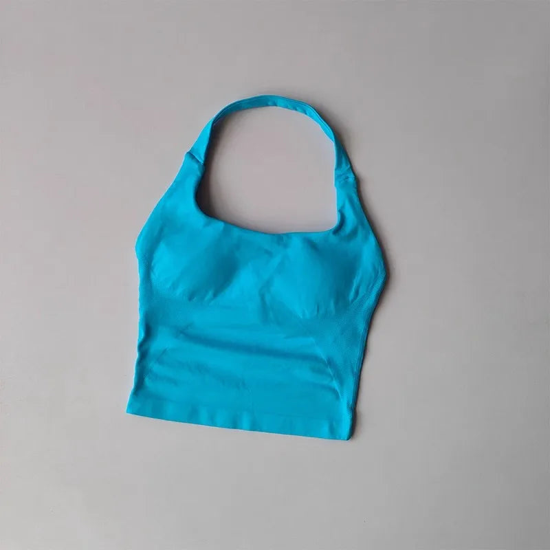 Gilet da yoga con scollo all'americana sport corsa antiurto - immagine 10