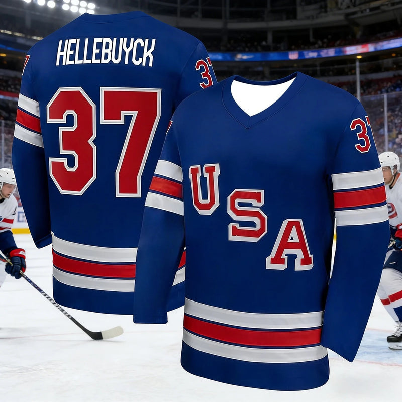 Maglia da allenamento hockey su ghiaccio americano uomo più venduta - immagine 10
