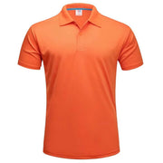 Polo da Golf traspirante ad asciugatura rapida T-Shirt uomo estiva a maniche corte - immagine 11