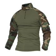 T-shirt da trekking tattiche all'aperto uomo combattimento esercito militare CP - immagine 11