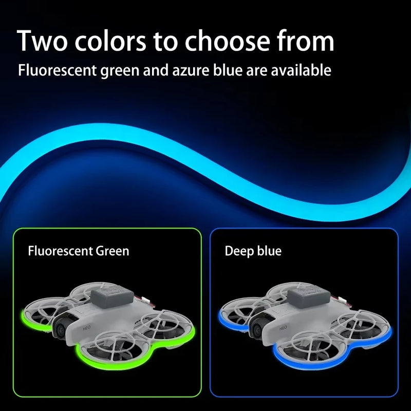 Per DJI Neo Light Strip LED Volo notturno Luminosità Cintura lampada impermeabile regolabile per accessori per droni DJI Neo