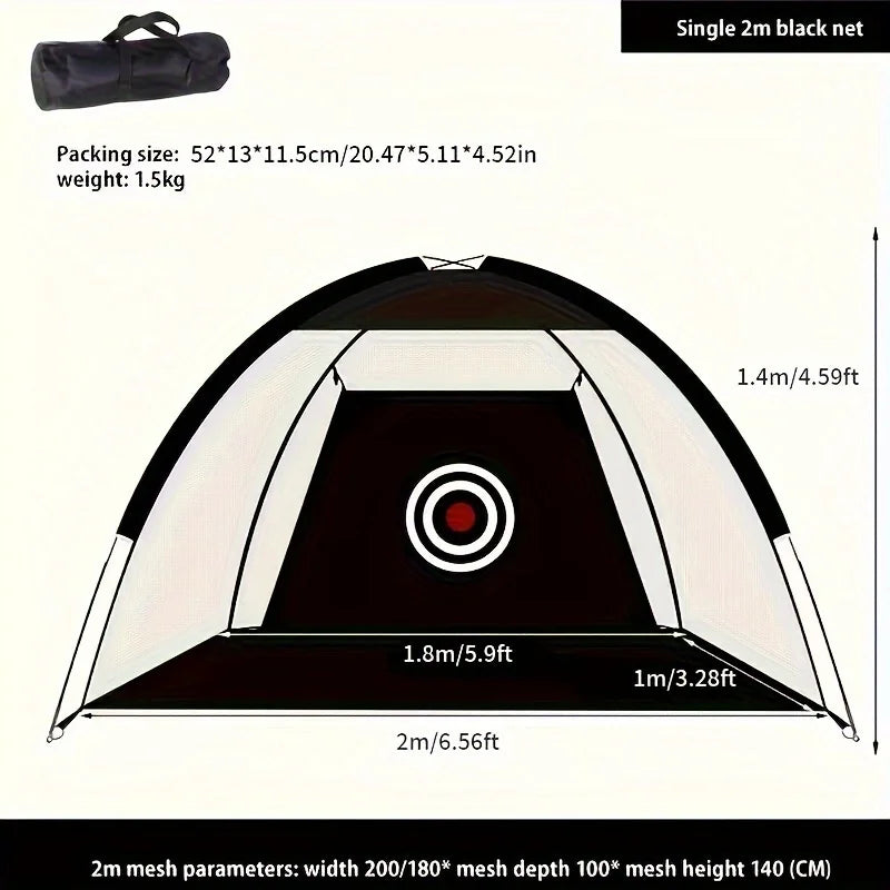 Rete da golf 2m x 1 4m allenamento – tappetino battuta - immagine 5
