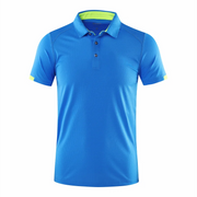 Polo da uomo a maniche corte in poliestere – traspirante, casual ed elegante per primavera ed estate - Campeda