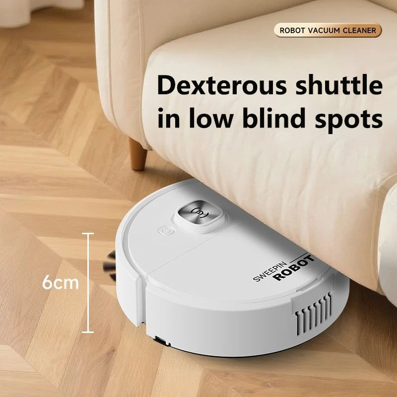 Mini Aspirapolvere Robot 3 in 1 spazzante intelligente Polvere domestica Spazzare - immagine 6