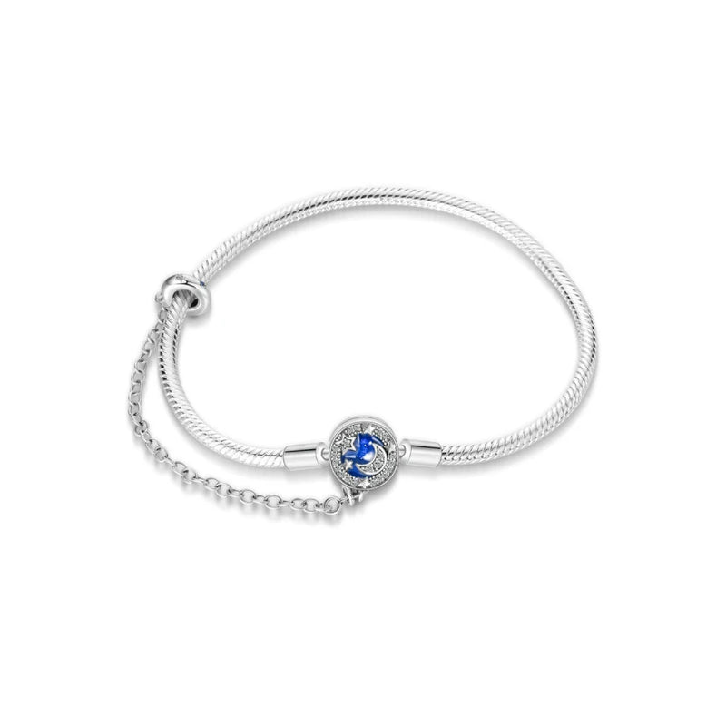 Bracciali in Argento Sterling 925 con Chiusura a Cuore e Catena Serpente - immagine 19