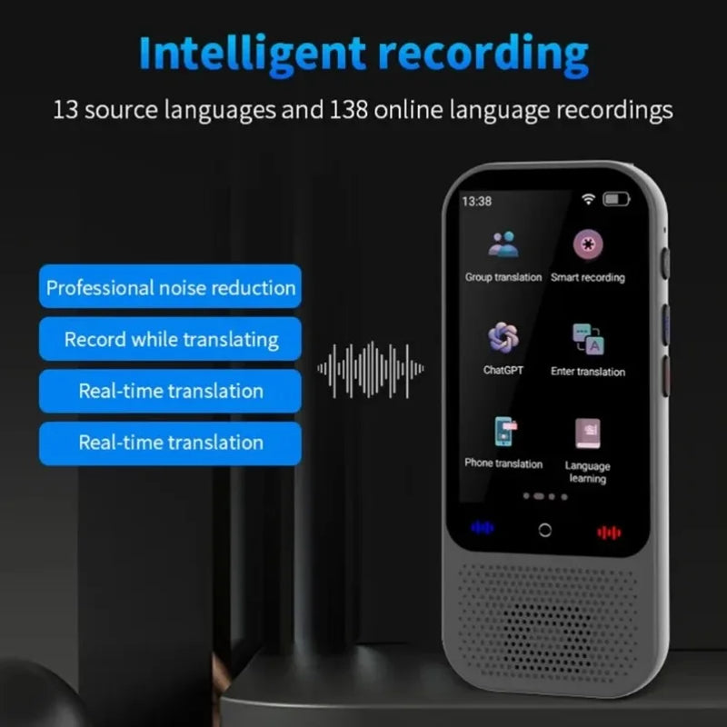 S80 Pro 138 lingue Macchina di traduzione intelligente Registrazione 19 Chat in tempo - immagine 9