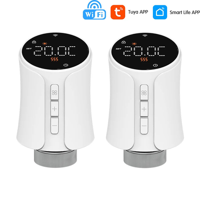Smart Tuya WiFi/Zigbee TRV testa termostatica attuatore valvola radiatore Home Remote Temperature Controller Alexa Google Home Alice