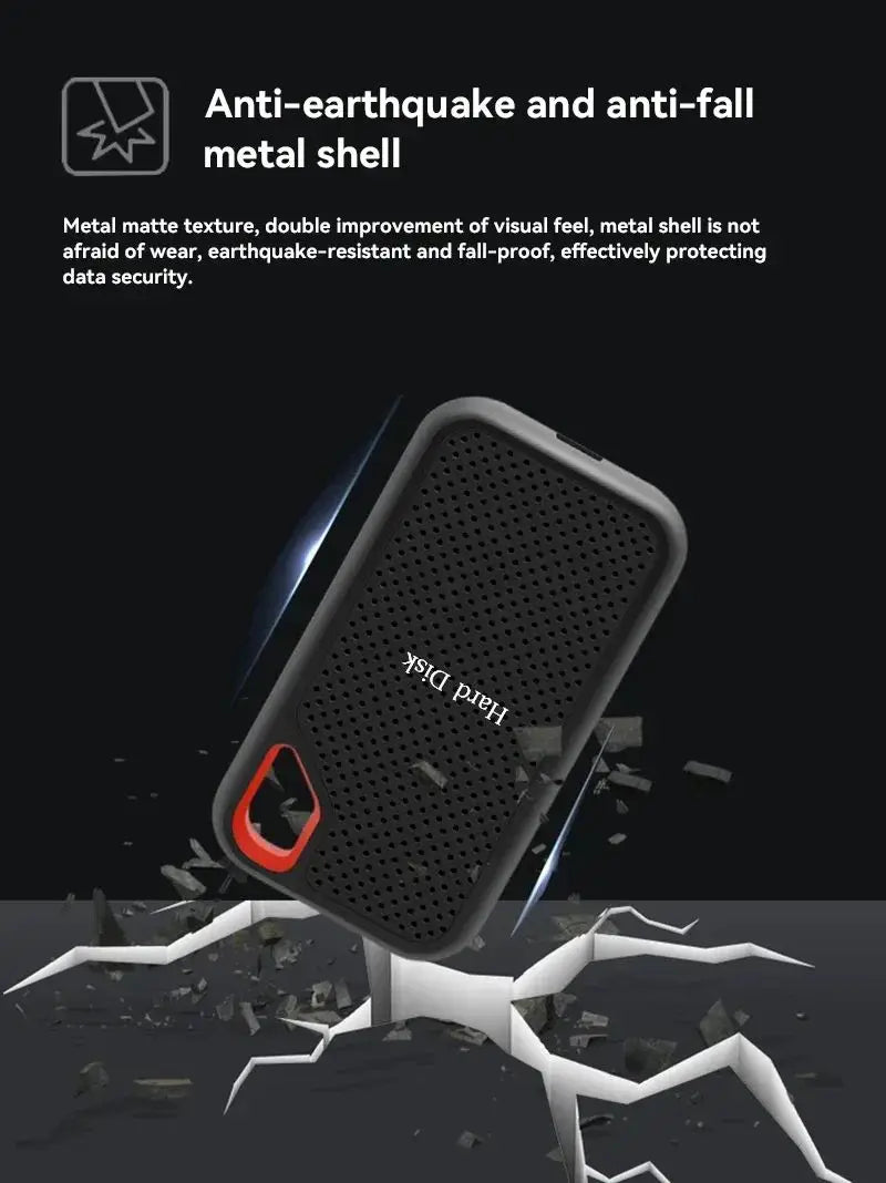 NuovoSSD portatile 1TB ssd disco rigido 2TB SSD esterno M.2 per SanDisk laptop/telefoni/mac disco rigido mobile HDD di archiviazione