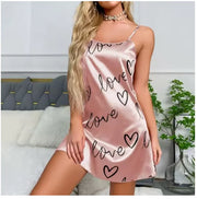 Indumenti da notte donna vestiti per la casa Sexy camicia con stampa floreale - immagine 8