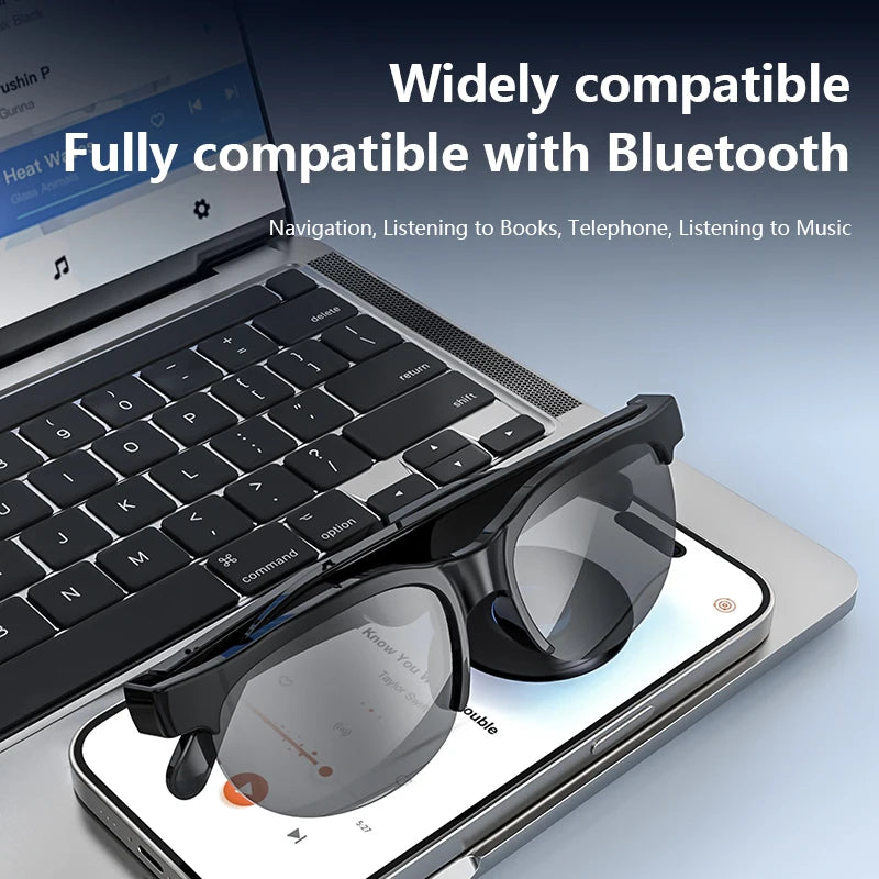 Nuovi Occhiali Smart con Traduzione AI Conversazione Bluetooth - immagine 2