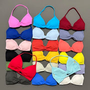 Reggiseno sportivo con spalline Intimo yoga Donna Palestra Top Corsa Esercizio senza
