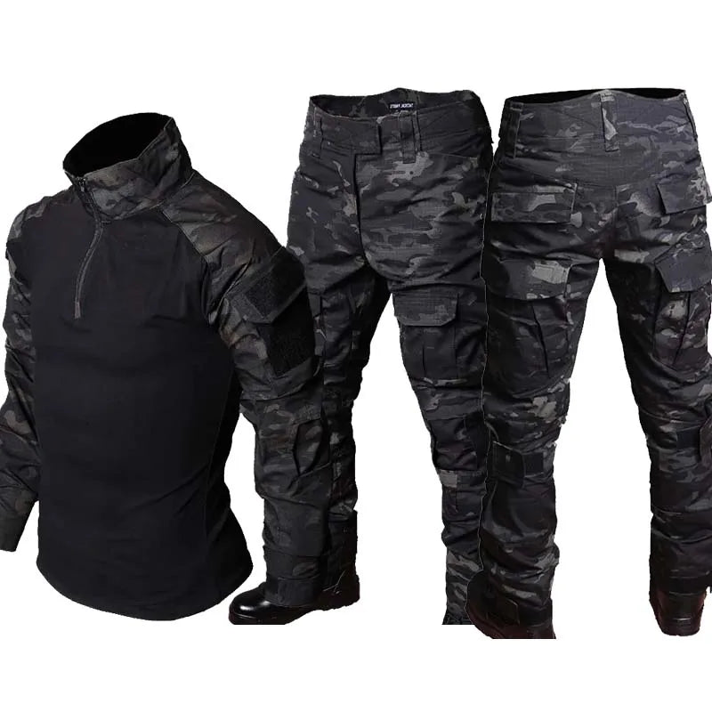 MCBK Uniforme tattica Tute da combattimento Milit Tuta mimetica Camicie caccia