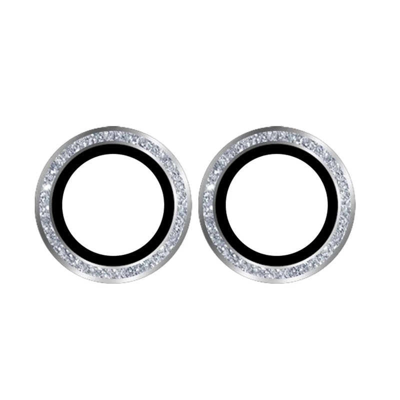 Anelli per obiettivo in metallo e cristalli per Samsung Galaxy Z Flip 7 Flip 6 Flip 5 5G, protezione in vetro