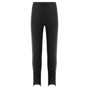 Pantaloni da pattinaggio di figura per ragazze adolescenti Strass laterali Leggings - immagine 4