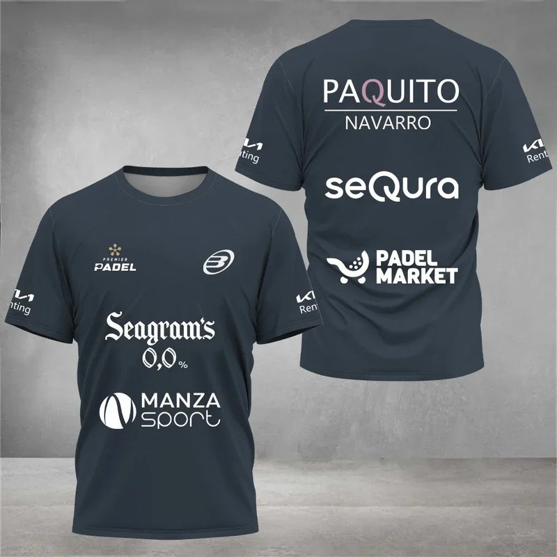 T-shirt da uomo Cool Assorbimento del sudore Manica corta Nuovi sport estivi - immagine 8