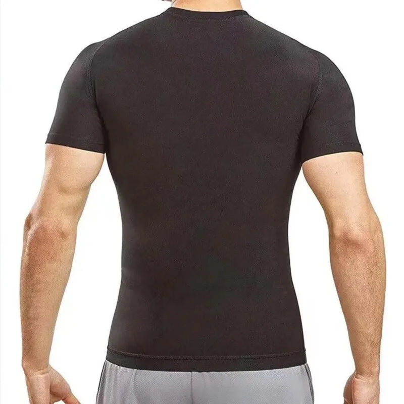 Gilet sauna uomo VEKY – maglia compressione termica dimagrante, fitness modellante effetto sudorazione - Campeda