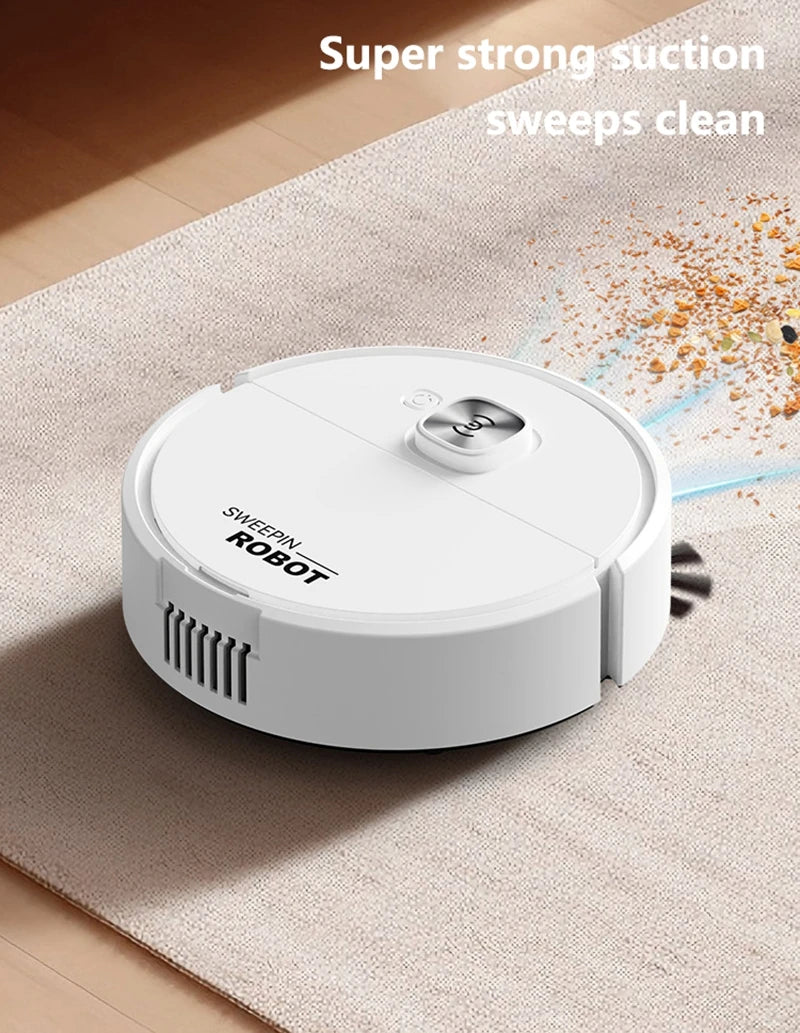 Mini Aspirapolvere Robot 3 in 1 spazzante intelligente Polvere domestica Spazzare - immagine 2