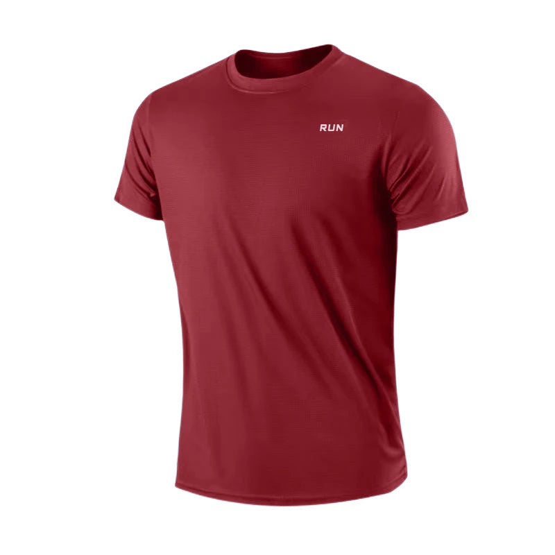 T-shirt da uomo a maniche corte ad asciugatura rapida palestra - immagine 14