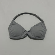 Reggiseno sportivo con spalline Intimo yoga Donna Palestra Top Corsa Esercizio senza - Shark Gray - immagine 26