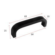 Set di 12 Maniglie Moderne per Armadio 64mm/96mm/128mm/160mm/192mm in Alluminio Solido - immagine 8