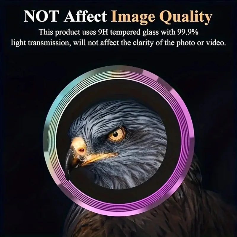 3Pcs/1 Set Metallic Shine Lens Protector Cover For Samsung Galaxy S25 Plus S23 FE S24 A15 A35 A55 Full Body Camera Protection