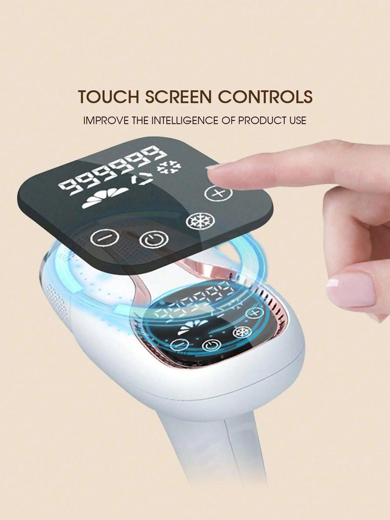 04 Epilatore indolore, dispositivo per la depilazione laser IPL per donne e uomini, 3 in 1 a casa per tutto il corpo, viso, ascelle, bikini, braccia