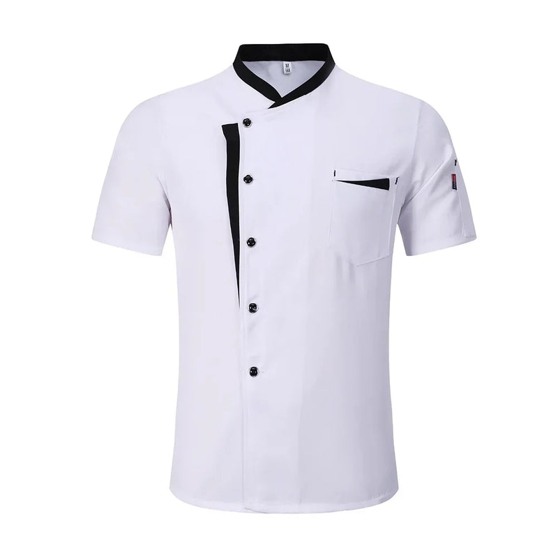 Set da chef estivo a maniche corte Ristorante Hotel Cucina Abbigliamento lavoro Uomo - immagine 12