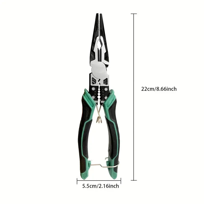 Tagliafili multifunzionali in lega resistente Pinze ad ago diagonale Strumenti hardware Set di pinze per filo per elettricisti universali - Campeda