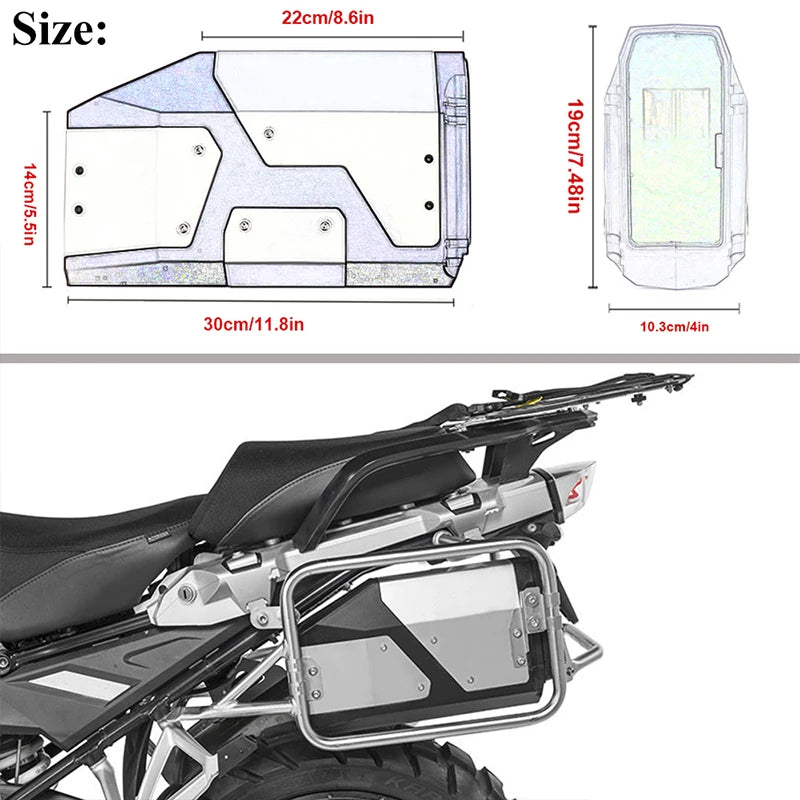 Cassetta Attrezzi Moto 4.2L per BMW GS – Toolbox Impermeabile per R1250GS R1200GS F750 F850 Accessori Adventure