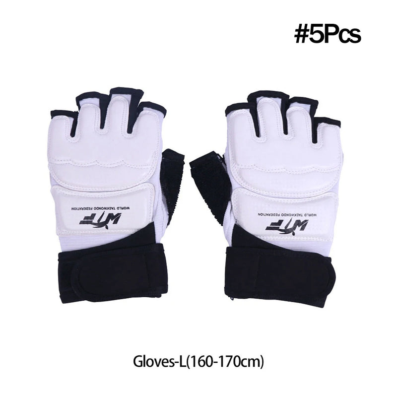Guanti Karate Mezza Dita – Protezioni Arti Marziali per Taekwondo, Boxe & Kickboxing