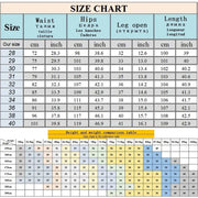 Jeans dritti da uomo Tsingyi – smart casual, elasticizzati, vita media, blu e nero - Campeda