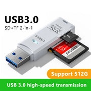 Lettore di schede USB 3.0 2.0 2 in 1 Micro SD Adattatore ad
