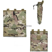 Tasca tattica Molle Dump Magazine Pouch Mag Drop Pouches Caccia CS Pistola - immagine 3