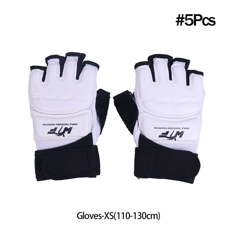Guanti Karate Mezza Dita – Protezioni Arti Marziali per Taekwondo, Boxe & Kickboxing