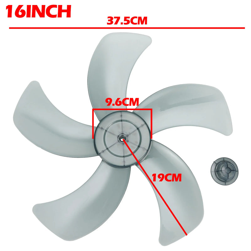 Pale di Ricambio Universali per Ventilatore da Parete 40cm, Accessori Elettrici per Ventilatori da Interno, Scrivania, Ufficio, Dormitorio, Cucina, Tavolo, Pavimento, Parete