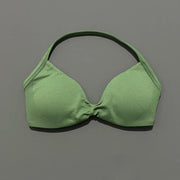 Reggiseno sportivo con spalline Intimo yoga Donna Palestra Top Corsa Esercizio senza - Pistachio Green - immagine 13
