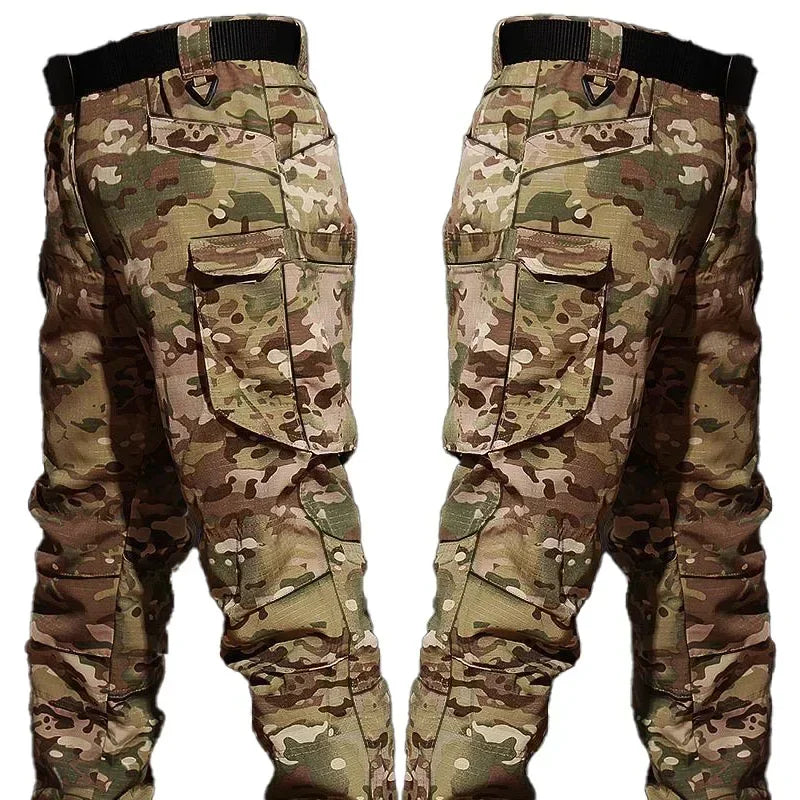Tute mimetiche Camicie tattiche Set da allenamento Multi-tasca Army Multicam Uniformi - CP Camo Pants S 50-55KG
