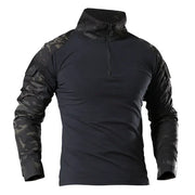 T-shirt da trekking tattiche all'aperto uomo combattimento esercito militare CP - immagine 3