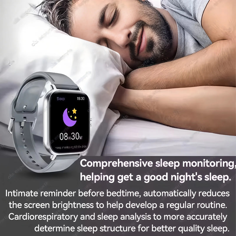 Nuovo SmartWatch Uomo Donna 2.02 Amoled BT Chiamata GPS Tracker NFC Sport Impermeabile Frequenza cardiaca Smart Watch Fitness Tracker