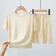 Pantaloncini a maniche corte sottili estivi per bambini da 2/4 pezzi Abito in - immagine 12
