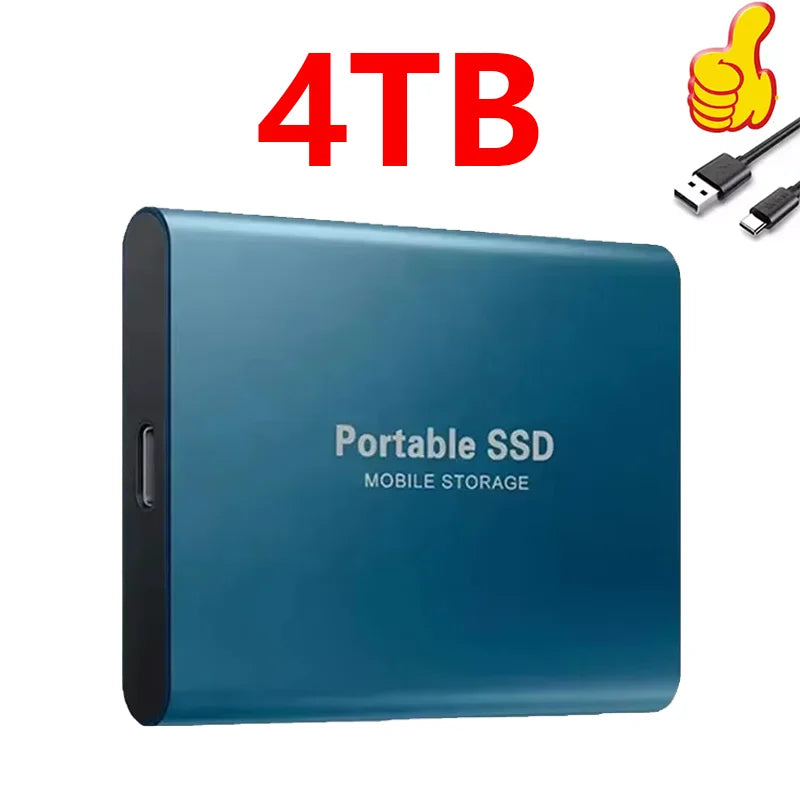 SSD esterno ad alta capacità 256TB HD esterno portatile 2TB Usb3.1 Potente disco a stato solido 1TB per laptop/computer/MAC/telefono