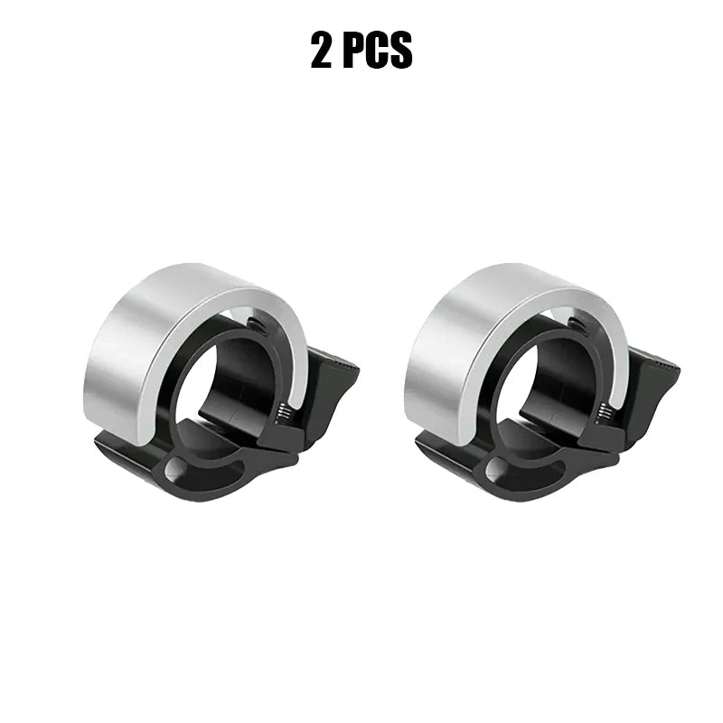 Campanello per Bicicletta in Lega da 2/4/8/16 Pezzi - 2 Pcs Silver - immagine 17