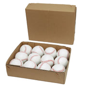 Set 12 Palline da Baseball 9” – Allenamento Resistente in Legno & Gomma per Practice & Training - Campeda