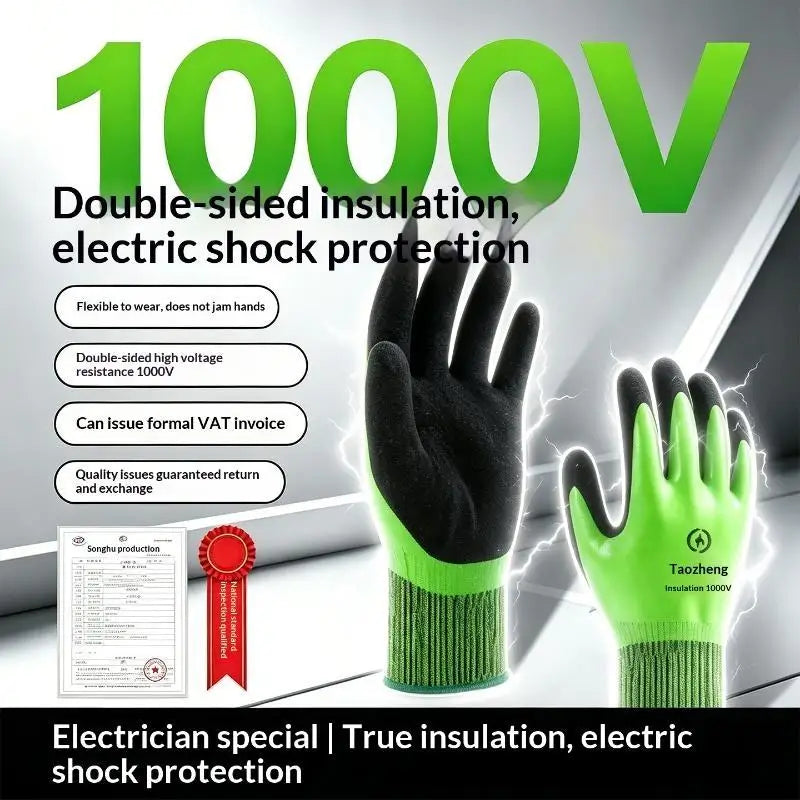 Nuovi Guanti di Sicurezza Elettrica Impermeabili 1000/400V - immagine 5