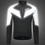 WOSAWE Giacca da ciclismo riflettente Autunno inverno a vento bicicletta moto morbida - immagine 7