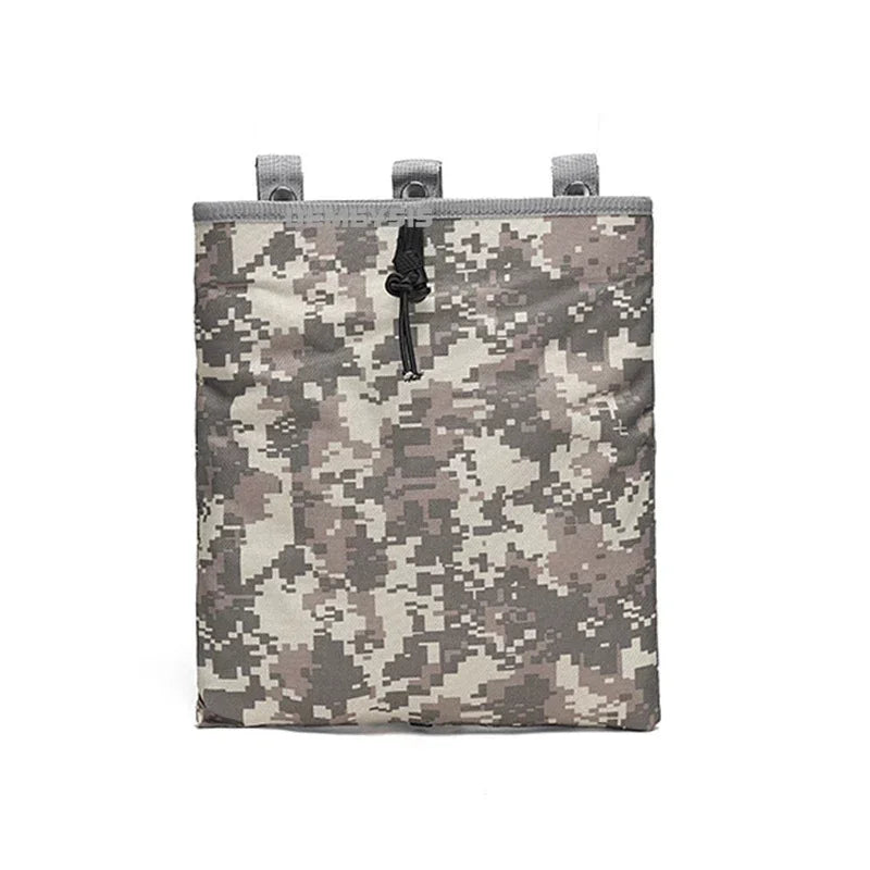 Tasca tattica Molle Dump Magazine Pouch Mag Drop Pouches Caccia CS Pistola - immagine 7