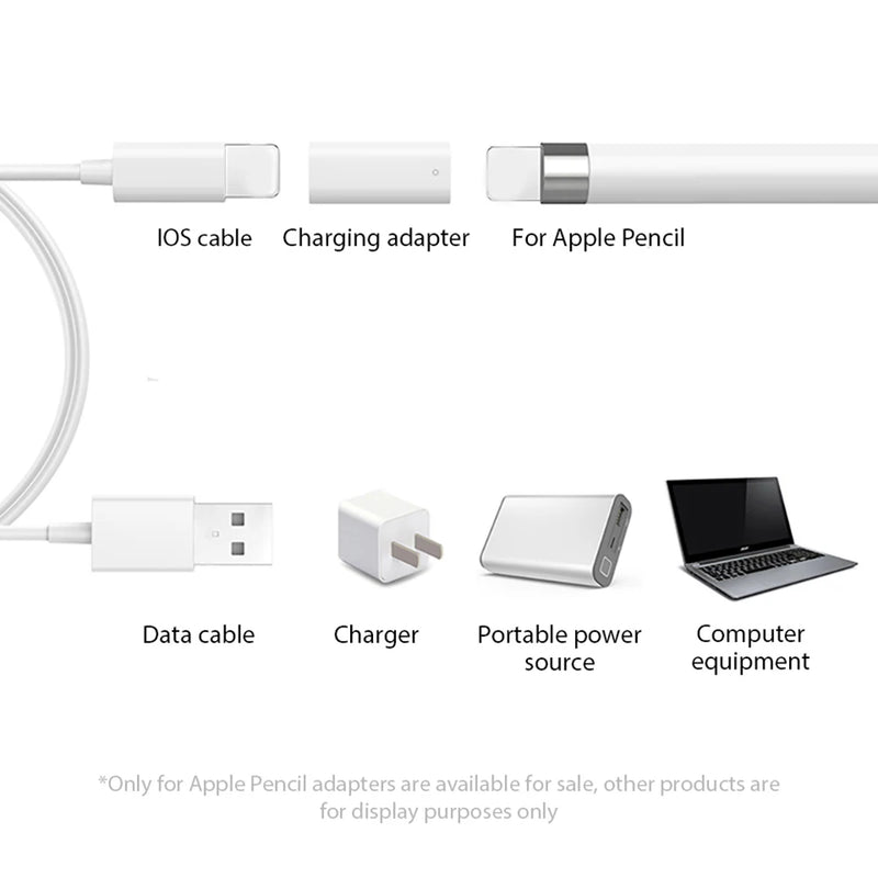 Caricabatterie con connettore per adattatore penne Apple Touch Cavo di ricarica iPad - immagine 4